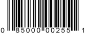 UPC Barcode Example